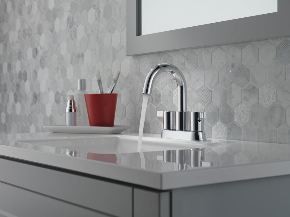 Delta Peerless Precept:P299102LF Two Handle Centerset Bathroom, chrome - view 4