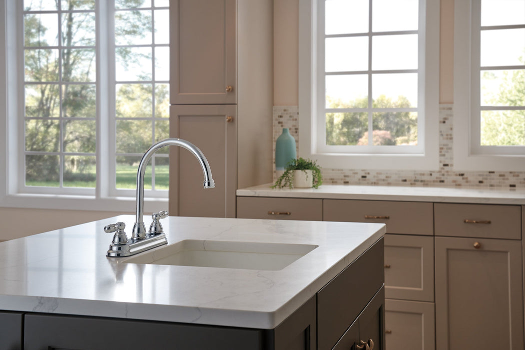 Peerless Claymore P299575LF Two Handle Kitchen Faucet, chrome - view 5