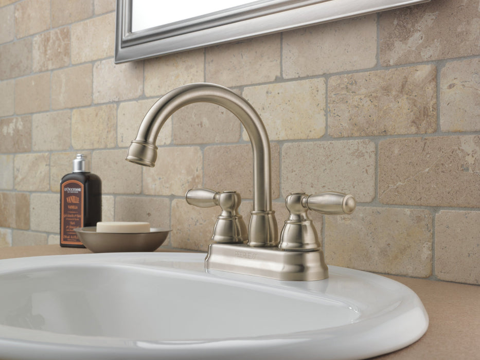 Peerless Claymore P299685LF Two Handle Bathroom Faucet, brushed nickel - view 2