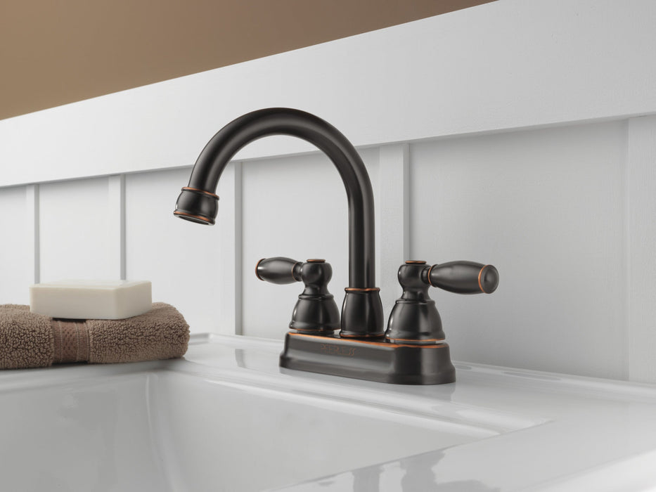 Peerless Claymore P299685LF Two Handle Bathroom Faucet, oil bronze - view 2