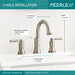 Peerless Westchester P3523LF Two-Handle Widespread Bathroom Faucet, brushed nickel - view 4