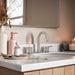 Peerless Precept P3547LF Two Handle Widespread Bath Faucet, brushed nickel - view 3