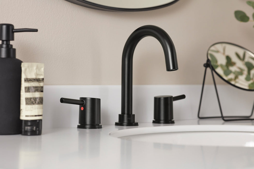 Peerless Precept P3547LF Two Handle Widespread Bath Faucet, matte black - view 3