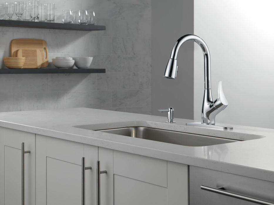 Peerless Apex P7901LF Single Handle Pull-Down Kitchen Faucet, chrome - view 2