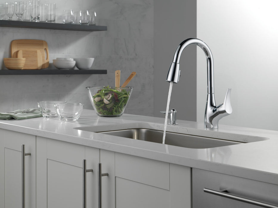 Peerless Apex P7901LF Single Handle Pull-Down Kitchen Faucet, chrome - view 3