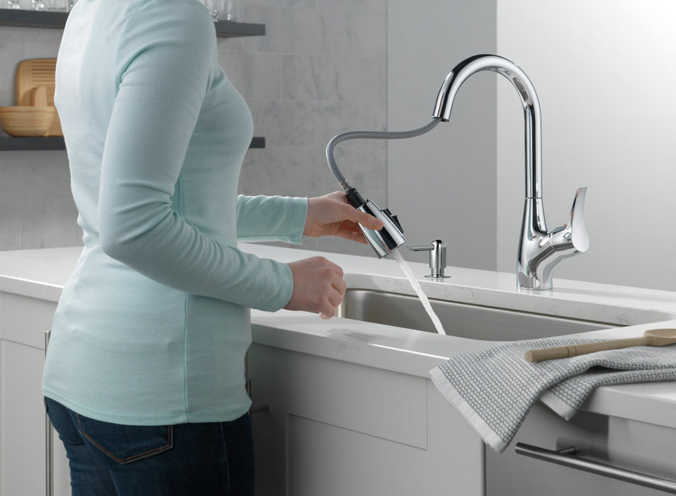 Peerless Apex P7901LF Single Handle Pull-Down Kitchen Faucet, chrome - view 4