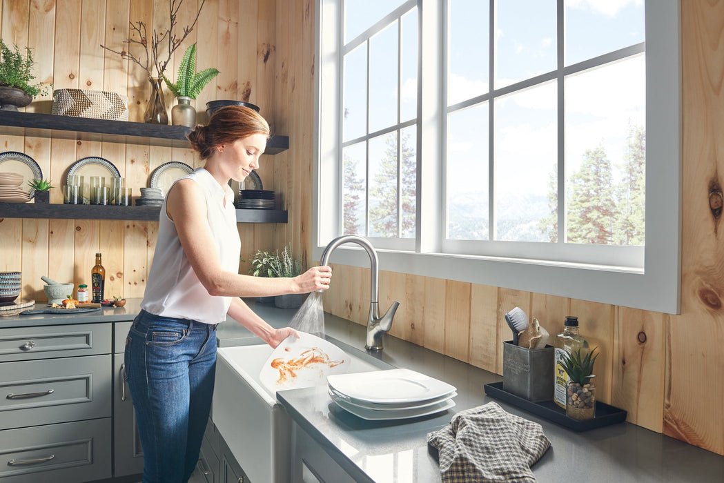 Peerless Apex P7901LF Single Handle Pull-Down Kitchen Faucet, stainless steel - view 4