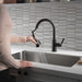 Peerless Westchester P7923LF Single-Handle Pull-Down Kitchen Faucet, oil bronze - view 4