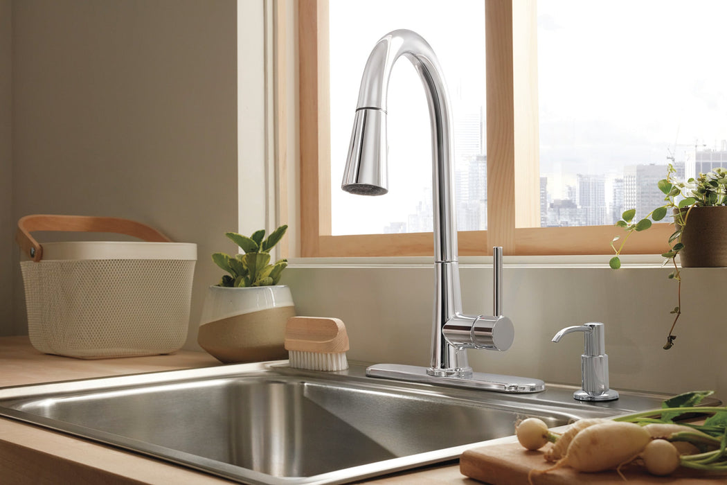 Peerless Precept P7947LF Single-Handle Pull-Down Kitchen Faucet, chrome - view 4