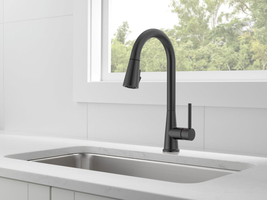 Peerless Precept P7947LF Single-Handle Pull-Down Kitchen Faucet, matte black - view 2