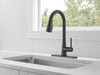 Peerless Precept P7947LF Single-Handle Pull-Down Kitchen Faucet, matte black - view 3