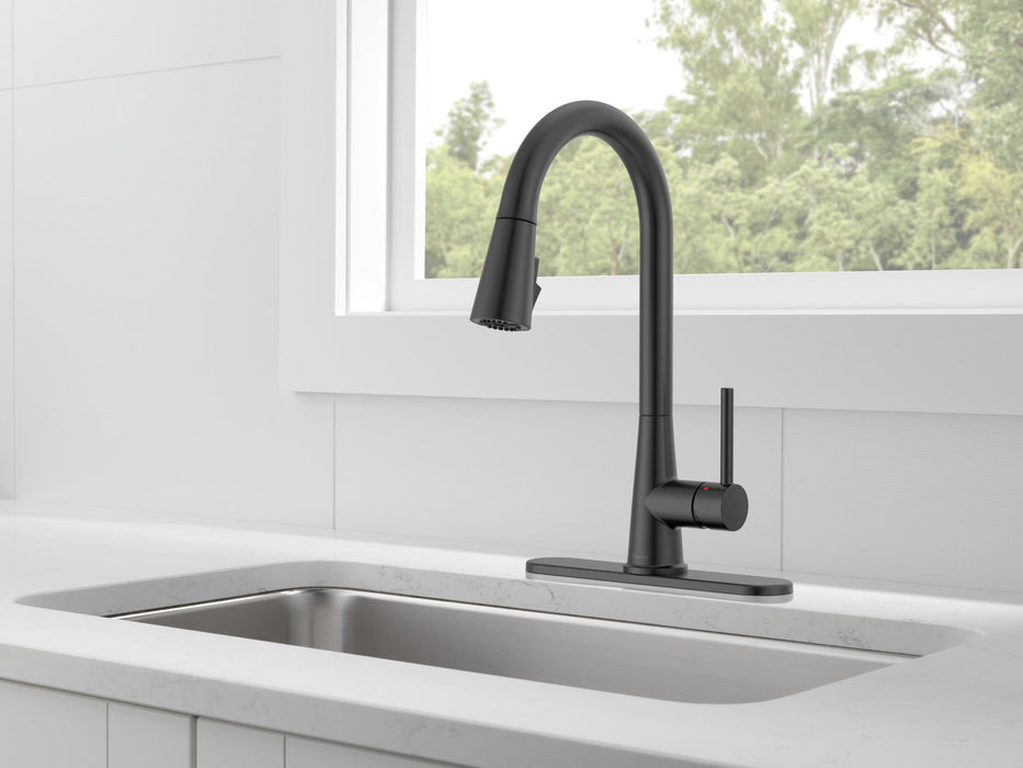 Peerless Precept P7947LF Single-Handle Pull-Down Kitchen Faucet, matte black - view 3