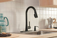 Peerless Precept P7947LF Single-Handle Pull-Down Kitchen Faucet, matte black - view 4