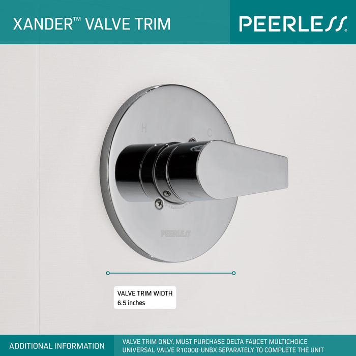 Peerless Xander PTT14019 Valve Only MultiChoice, chrome - view 3