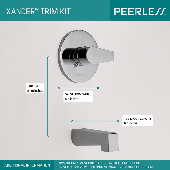 Peerless Xander PTT14119 Tub Only Trim Kit