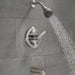 Peerless Core PTT188753 Tub and Shower Trim Kit, brushed nickel - view 4