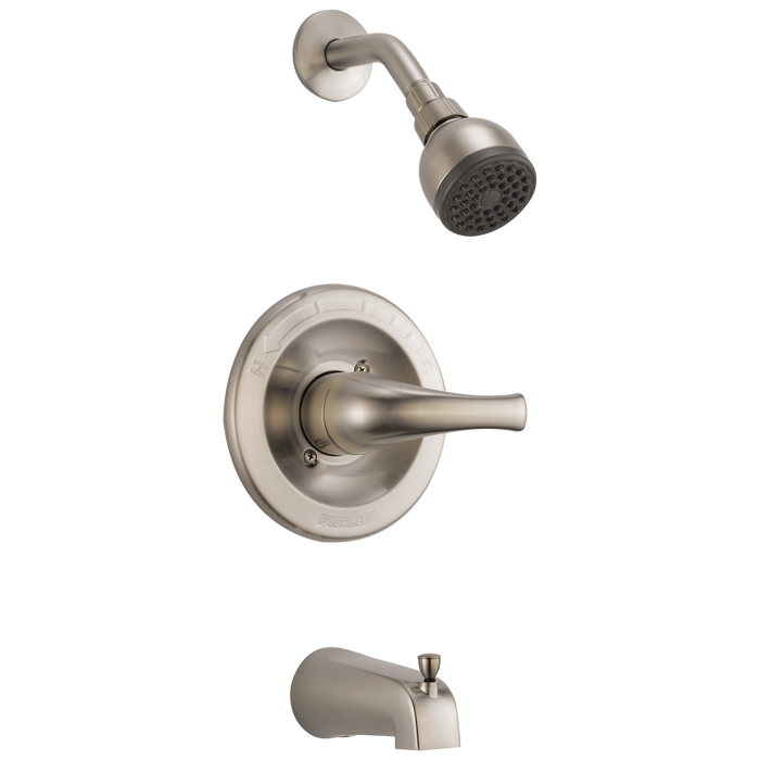 Peerless Core PTT188773 Tub and Shower Trim Kit, brushed nickel