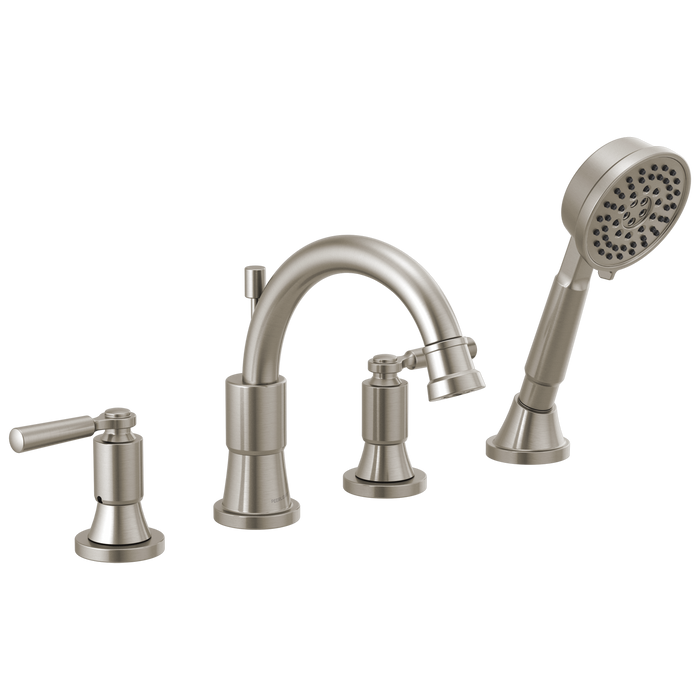 Delta Peerless Westchester:PTT4523 Roman Tub Trim Kit with Hand Shower, brushed nickel