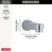 Delta RP17453SS Tub Spout - Pull-Down Diverter, chrome - view 2