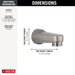 Delta RP17453SS Tub Spout - Pull-Down Diverter, stainless - view 2