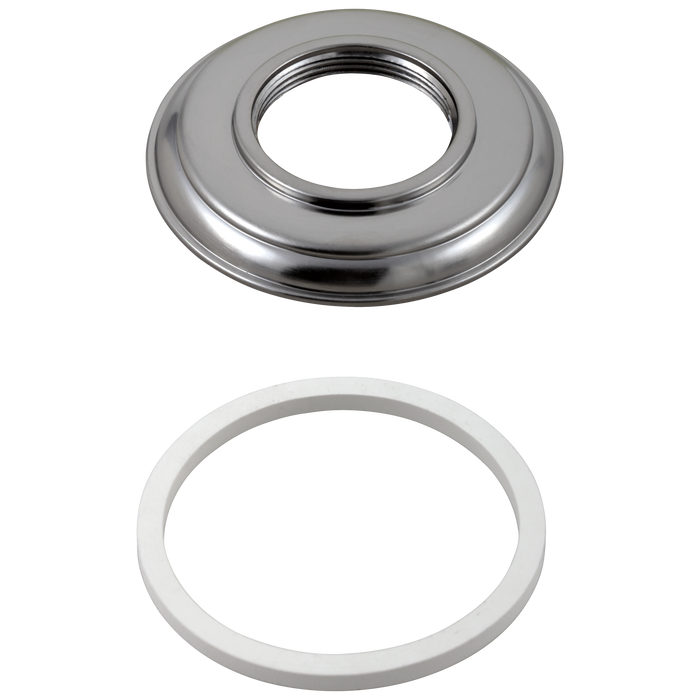Delta RP23094SS Handle Base w/ Gasket - Roman Tub, Stainless Steel