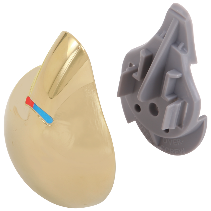 Delta RP28595SS Temperature Knob & Cover - Jetted Shower, polished brass