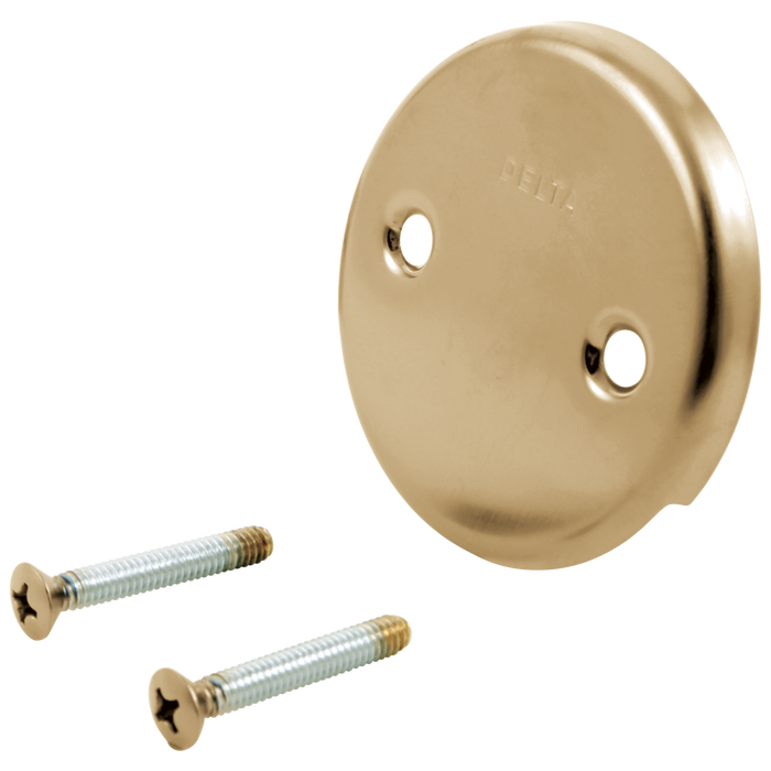 Delta RP31556RB Overflow Plate & Screws - No Trip Lever, champagne bronze