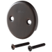 Delta RP31556RB Overflow Plate & Screws - No Trip Lever, venetian bronze