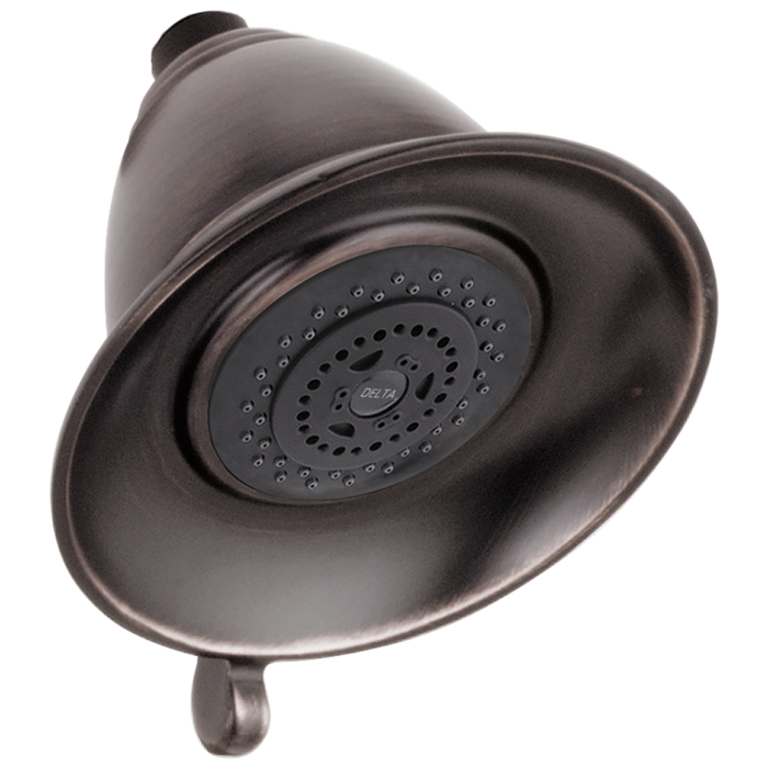 Delta Universal Showering Components RP34355SS Premium 3-Setting Shower Head, venetian bronze
