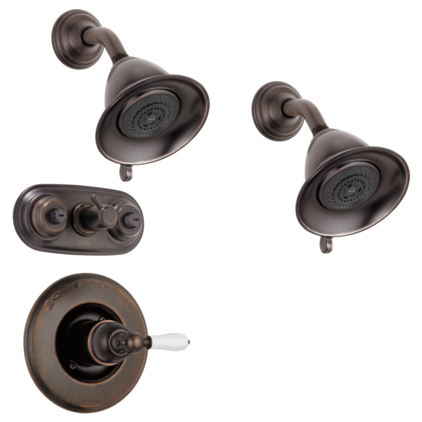 Delta Universal Showering Components RP34355SS Premium 3-Setting Shower Head, venetian bronze - view 4