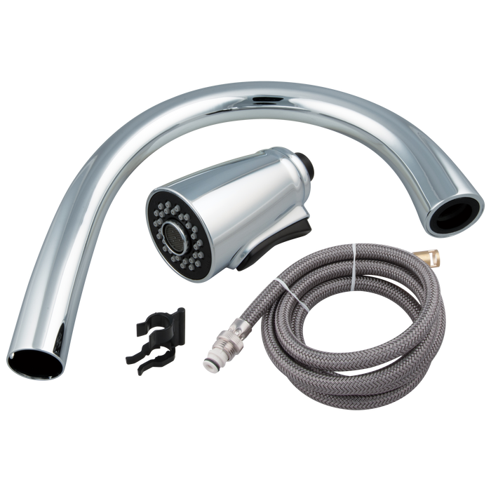 Delta Allora RP47269SS Spray & Hose Assembly w/ Aerator - Pull-Down, chrome