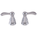Peerless Peerless Designer RP47831 Two Metal Lever Handle Kit with Set Screws, chrome