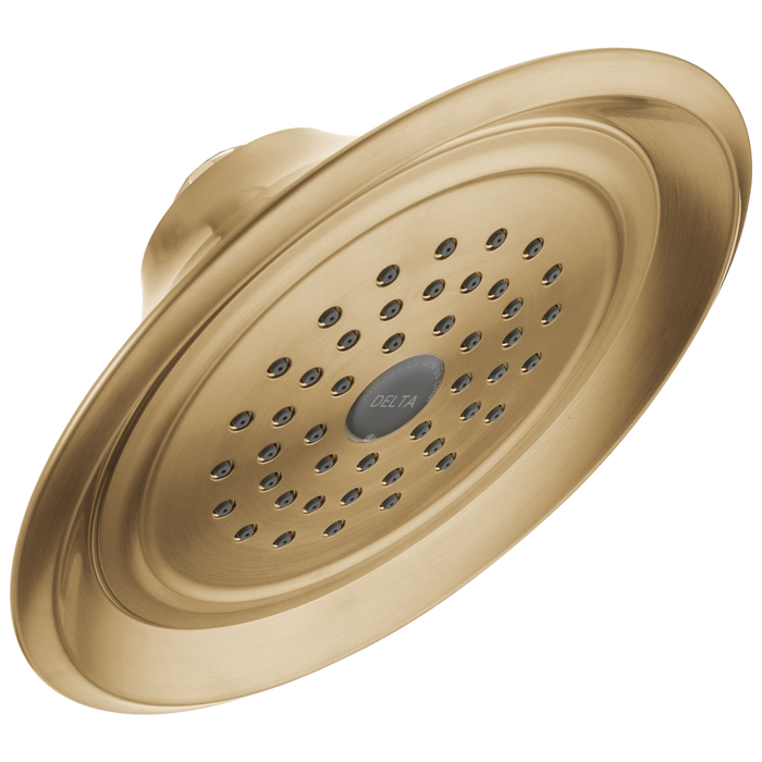 Delta Universal Showering Components RP48686SS Single-Setting Raincan Shower Head, champagne bronze