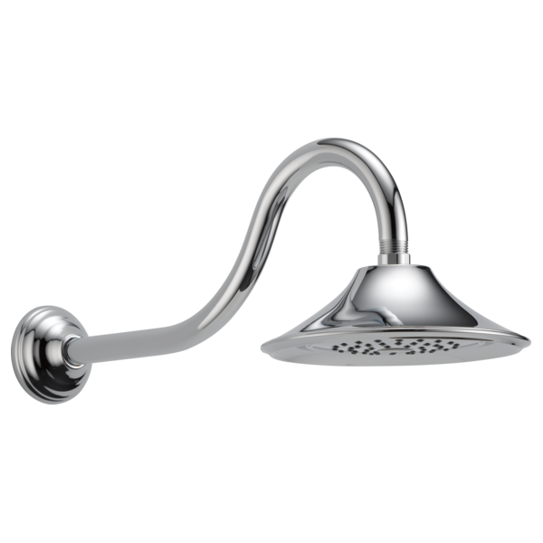 Delta Universal Showering Components RP48686SS Single-Setting Raincan Shower Head, polished brass - view 4