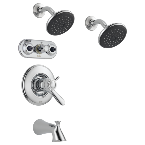 Delta Universal Showering Components RP51305SS Single-Setting Raincan Shower Head, chrome - view 2