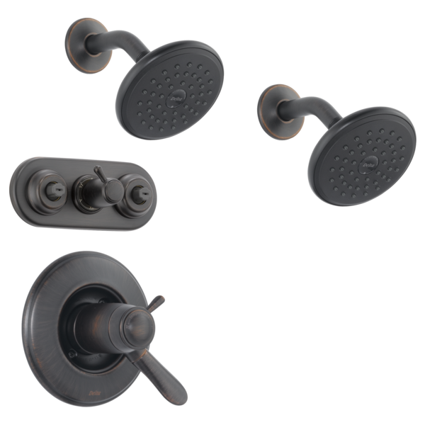 Delta Universal Showering Components RP51305SS Single-Setting Raincan Shower Head, venetian bronze - view 2
