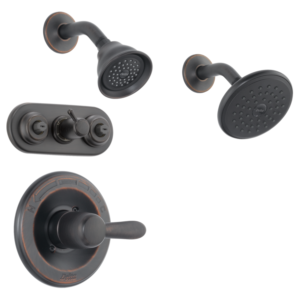 Delta Universal Showering Components RP51305SS Single-Setting Raincan Shower Head, venetian bronze - view 3