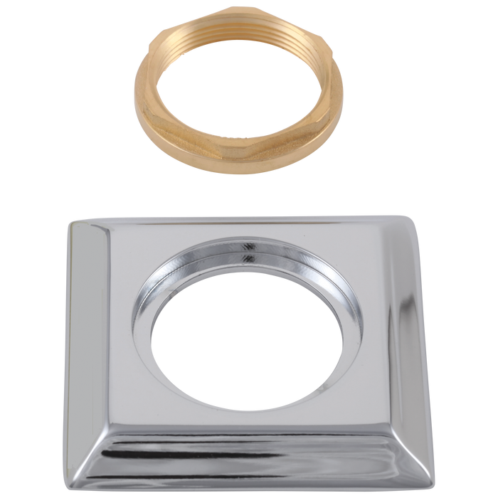 Delta Dryden RP53410 Handle Base, Nut & Gasket - Roman Tub, Chrome