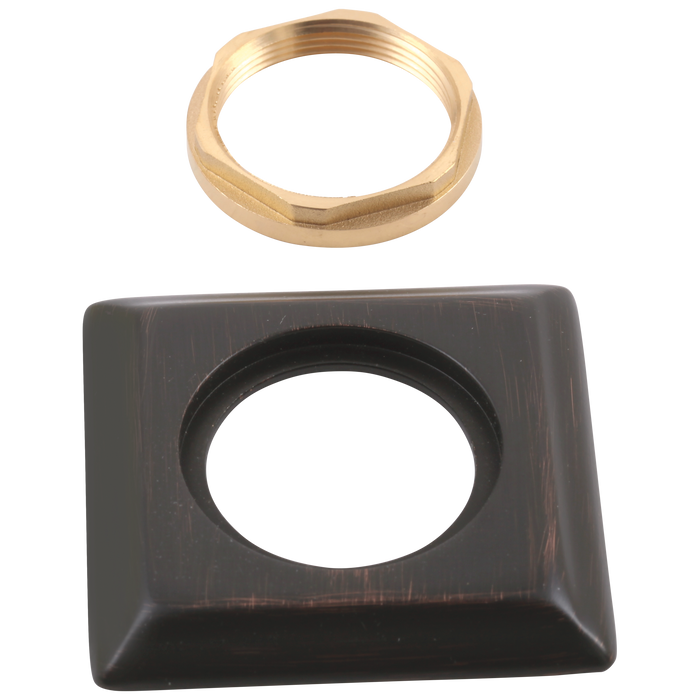 Delta Dryden RP53410SS Handle Base, Nut & Gasket - Roman Tub, venetian bronze