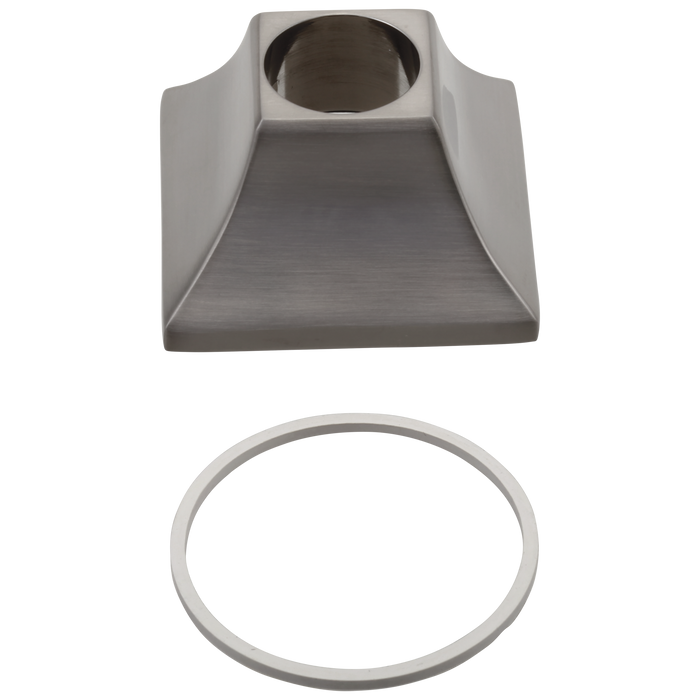Delta Dryden RP53412SS Handle Base & Gasket - Roman Tub, stainless steel