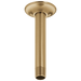 Delta Universal Showering Components RP61058PN Shower Arm & Flange - Ceiling Mount, champagne bronze