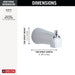 Delta RP61357OB Tub Spout - Pull-Up Diverter, chrome - view 2