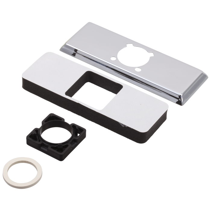 Delta Dryden RP61840CZ Escutcheon - 3 Hole - 1H Bathroom, spotshield stainless