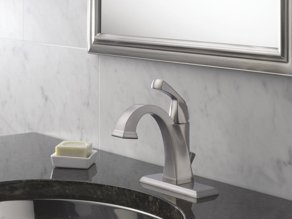 Delta Dryden RP61840SP Escutcheon - 3 Hole - 1H Bathroom, Spotshield Stainless