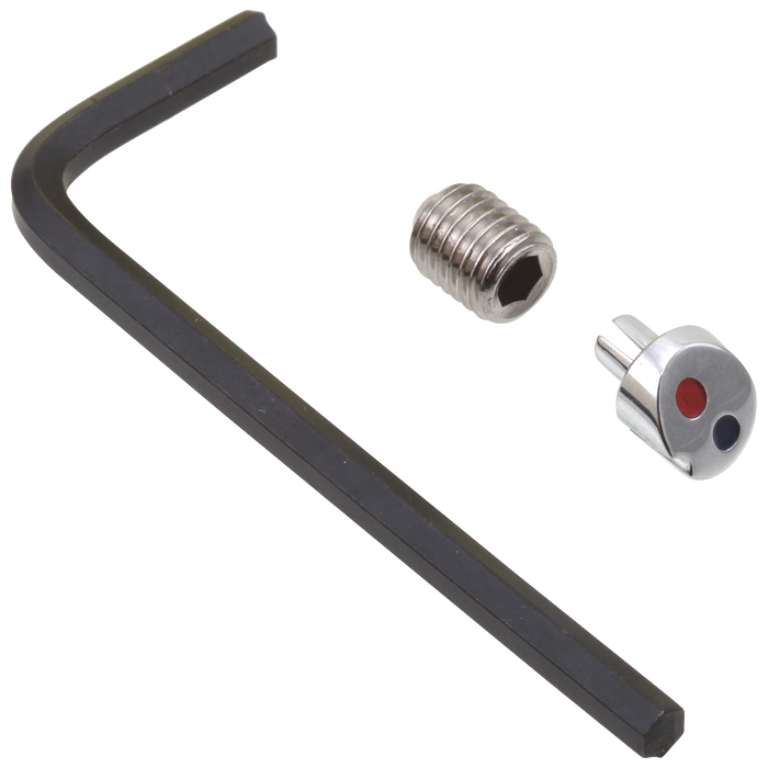 Delta Linden RP62776AR Handle Set Screw & Button, arctic stainless