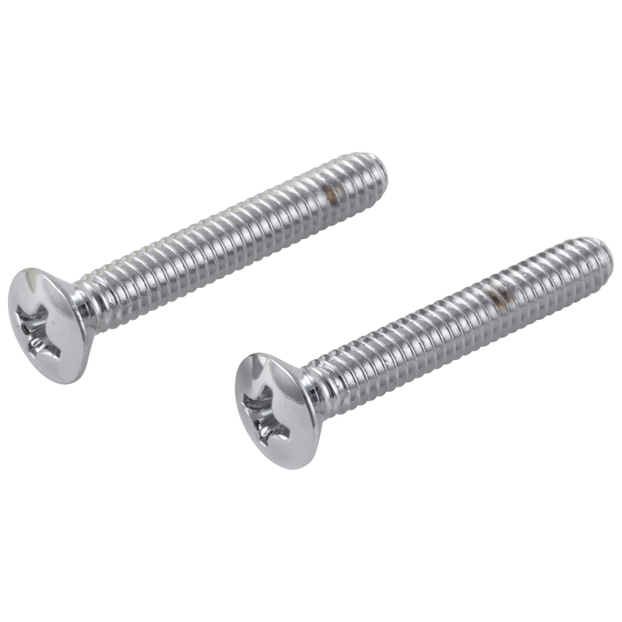 Delta RP6404RB Screws (2) - Overflow Plate, chrome