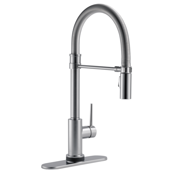 Delta Trinsic RP64070PN Escutcheon & Gasket - 8", arctic stainless - view 3