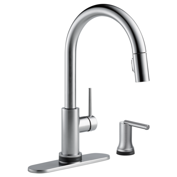 Delta Trinsic RP64070PN Escutcheon & Gasket - 8", arctic stainless - view 4