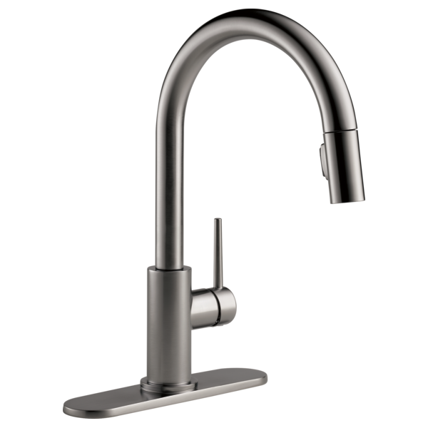 Delta Trinsic RP64070PN Escutcheon & Gasket - 8", black stainless - view 3