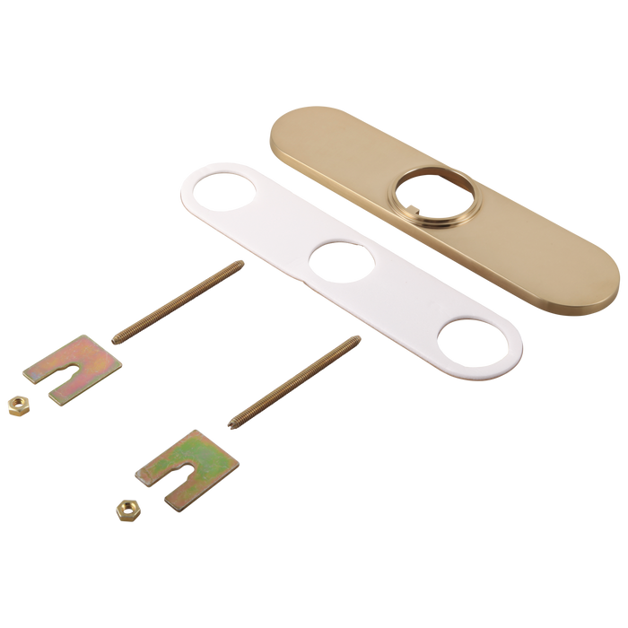 Delta Trinsic RP64070PN Escutcheon & Gasket - 8", champagne bronze